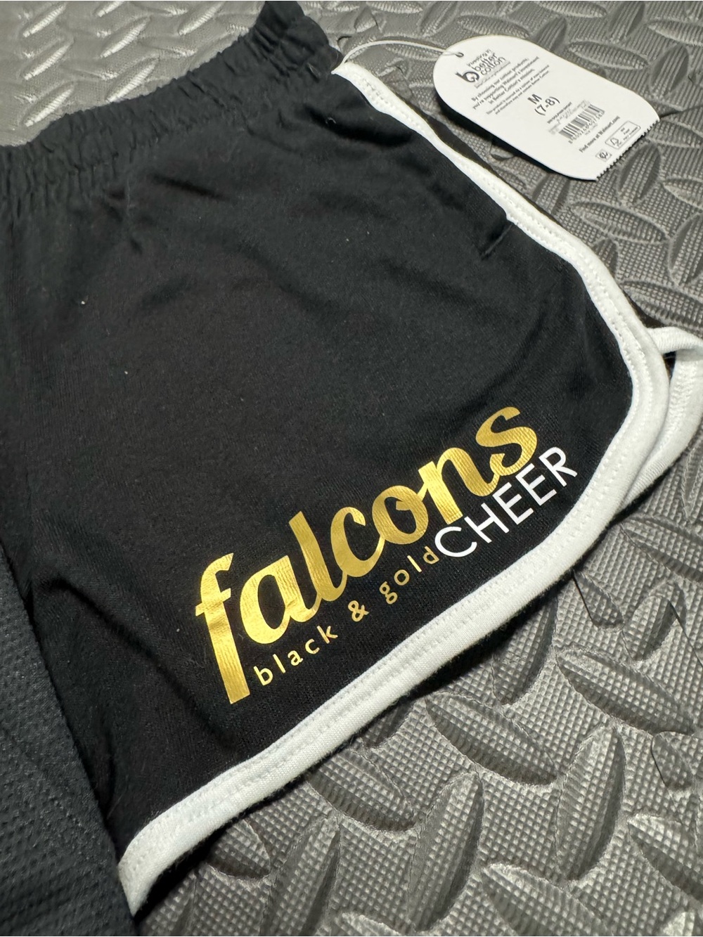 Girls Cheer Athletic Shorts Bundle Size 6 6X Falcons Super Nova Black 2pc - Picture 4 of 12